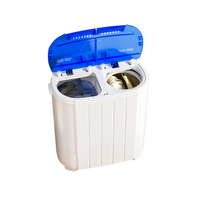 การล้างและอบแห้งเครื่องซักผ้าแฝดแยกต่างหาก